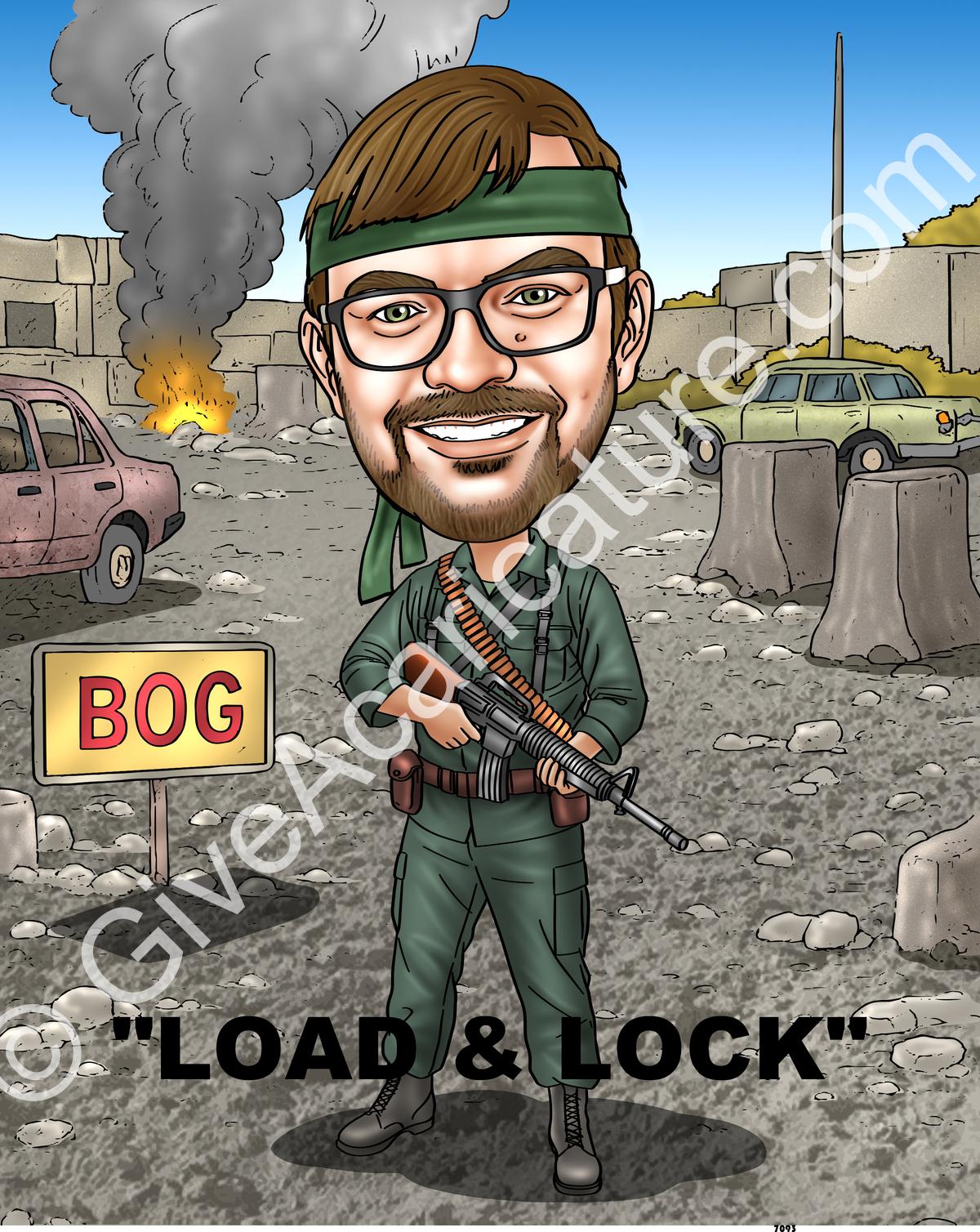 caricature for Christopher R.